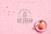 Ice Cream Background, a Cups & Container Mockup by YuMyart (Thumbnail 4 of 6)