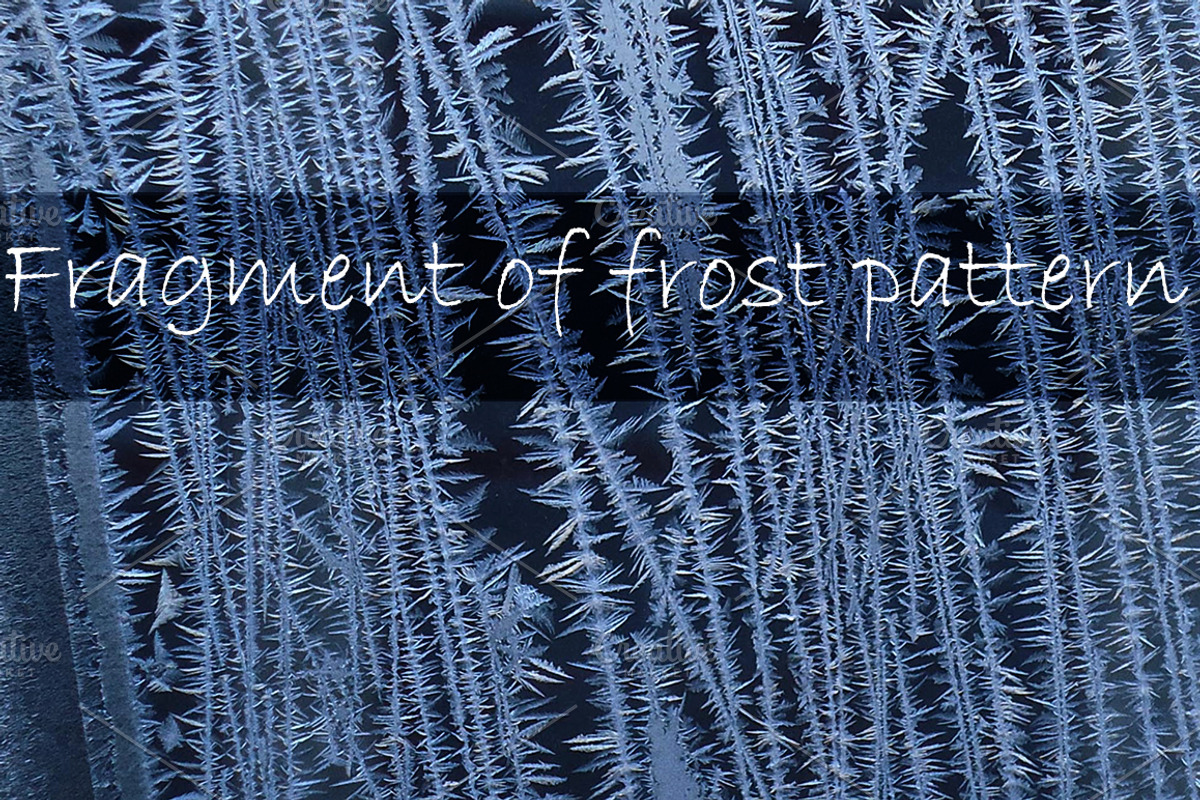 Winter windows with frost preview 3