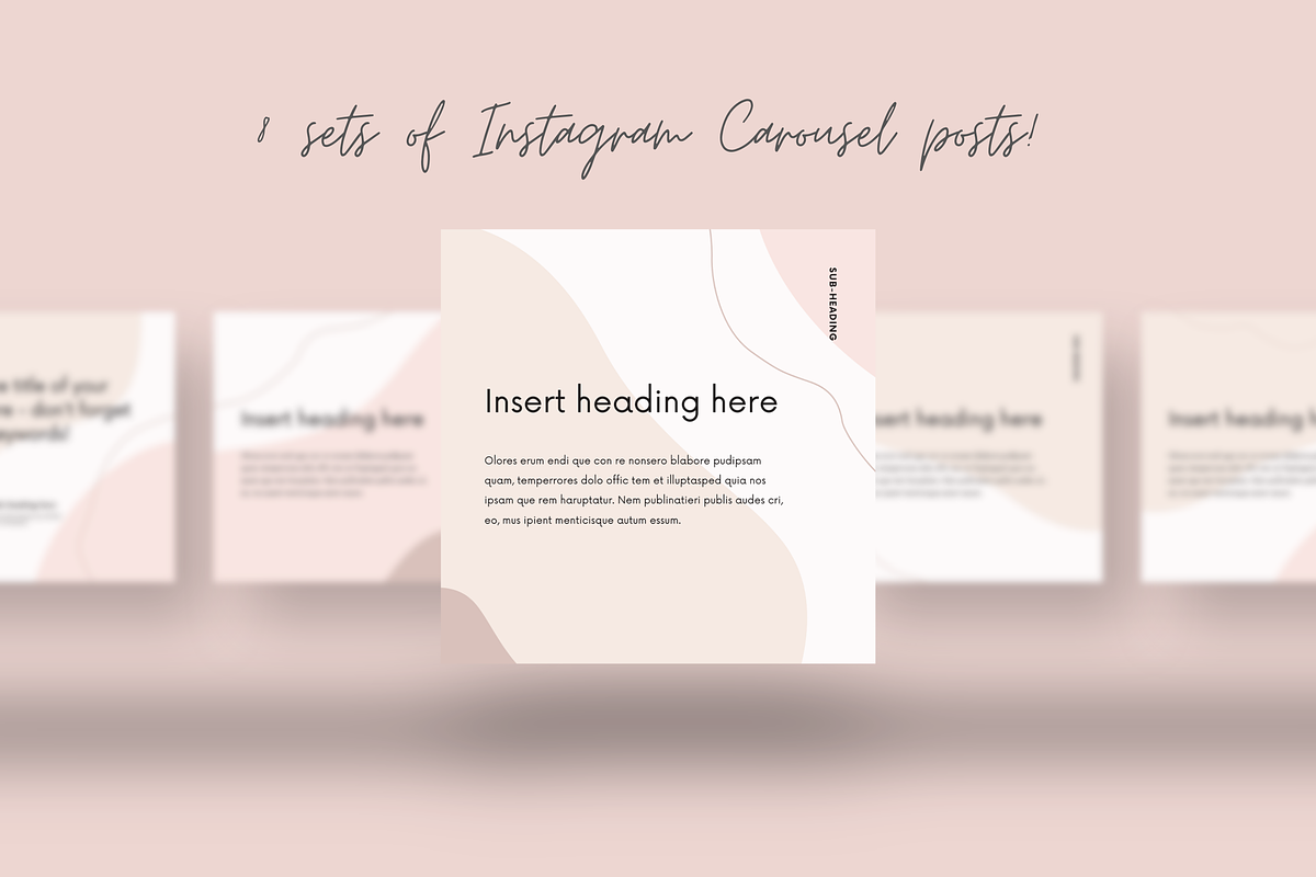 Modern Femme Social Media Templates, a Social Media Template by Marketing Your Brand (Photo 2 of 12)