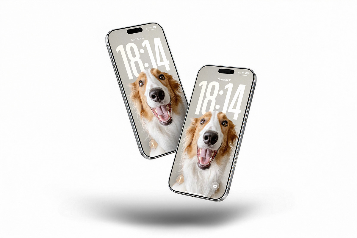 Floating In The Air iPhone 17 Mockup, an iPhone Mockup by smishura (Photo 3 of 4)