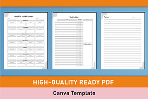 Undated Digital Planner Canva