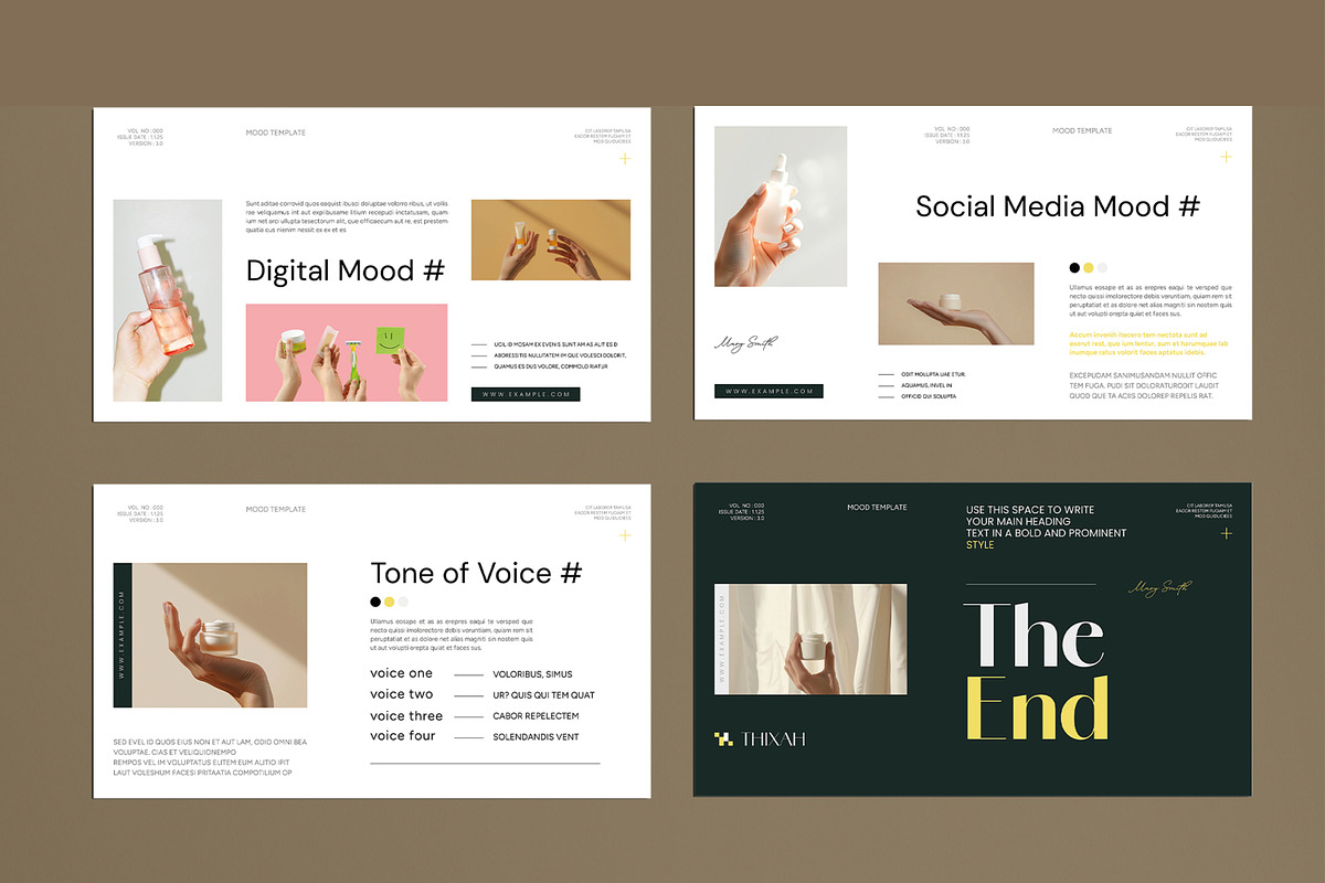 Mood Board Presentation Template preview 5