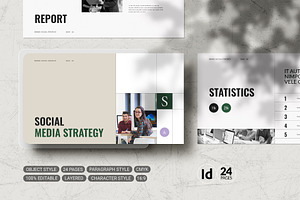 Social Media Strategy Template, a Presentation Template by White Graphic