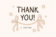 COSMIC SANDS - Handwritten Font!, a Handwritten Font by Artflorara (Thumbnail 12 of 12)