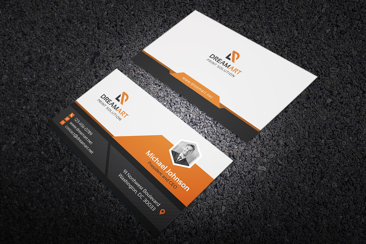 Professional Business Card Template, a Business Card Template by GFXCity (Photo 3 of 4)