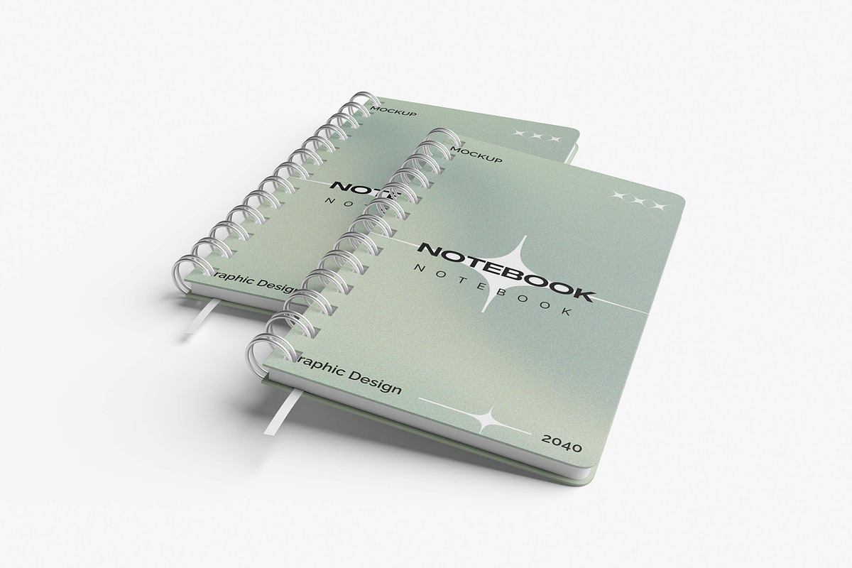 Notebook Mockup, a Books & Magazine Mockup by xavier_studio (Photo 5 of 5)