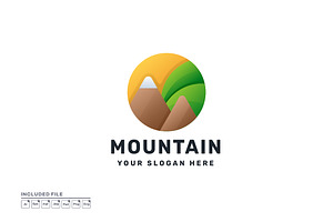 Abstract Mountain Logo Design, a Branding & Logo Template by yuanesei