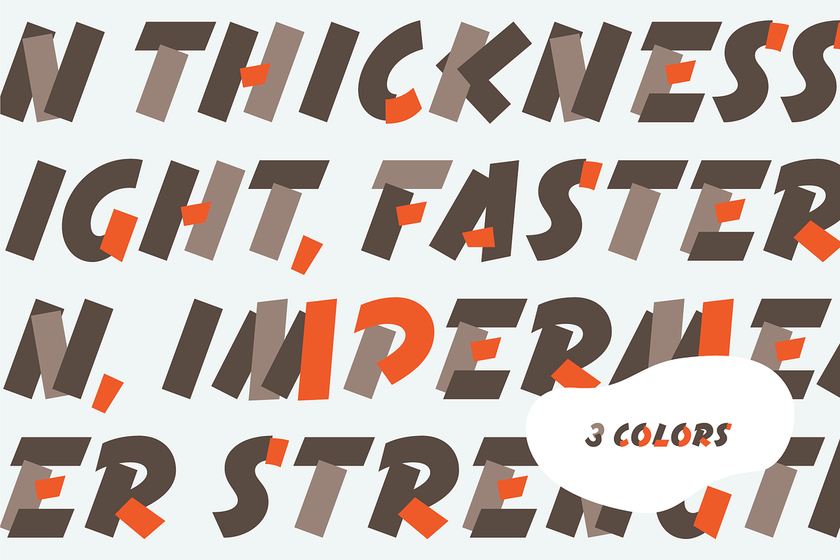 Terrazzo Color Font Family, a Font by Didem Ogmen (Photo 9 of 12)