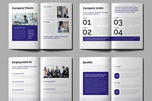 HR Employee Handbook Brochure Design