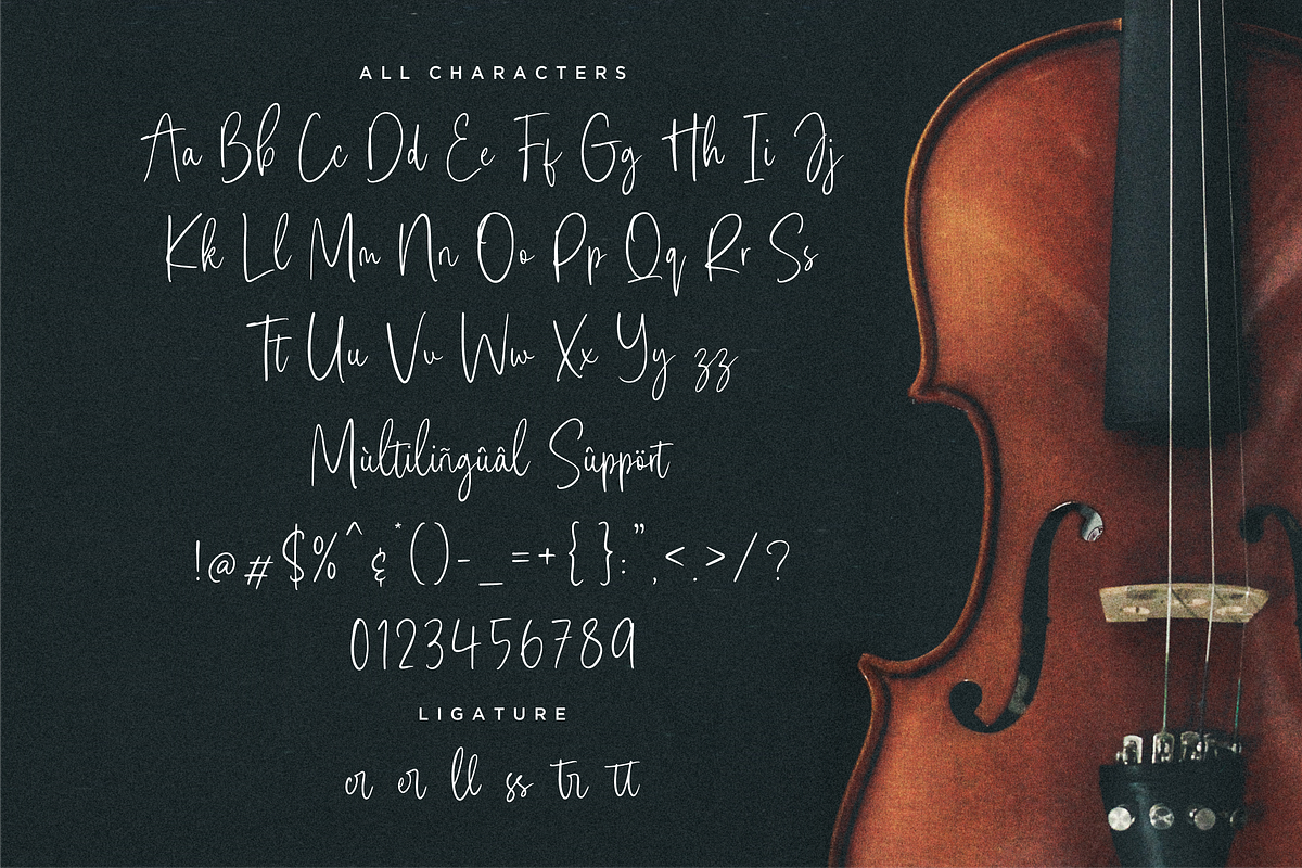 Serenade Essentials A Script Font, a Handwritten Font by Allouse Studio (Photo 9 of 10)
