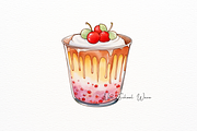 Delicious Dessert Pudding Bundle, a Food Illustration by New-School-Wave (Thumbnail 3 of 5)