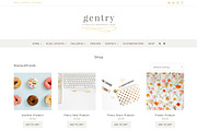 Gentry Feminine WordPress Theme, a WordPress Template by angiemakeswebsites (Thumbnail 2 of 6)