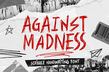 Against Madness - Scribble font