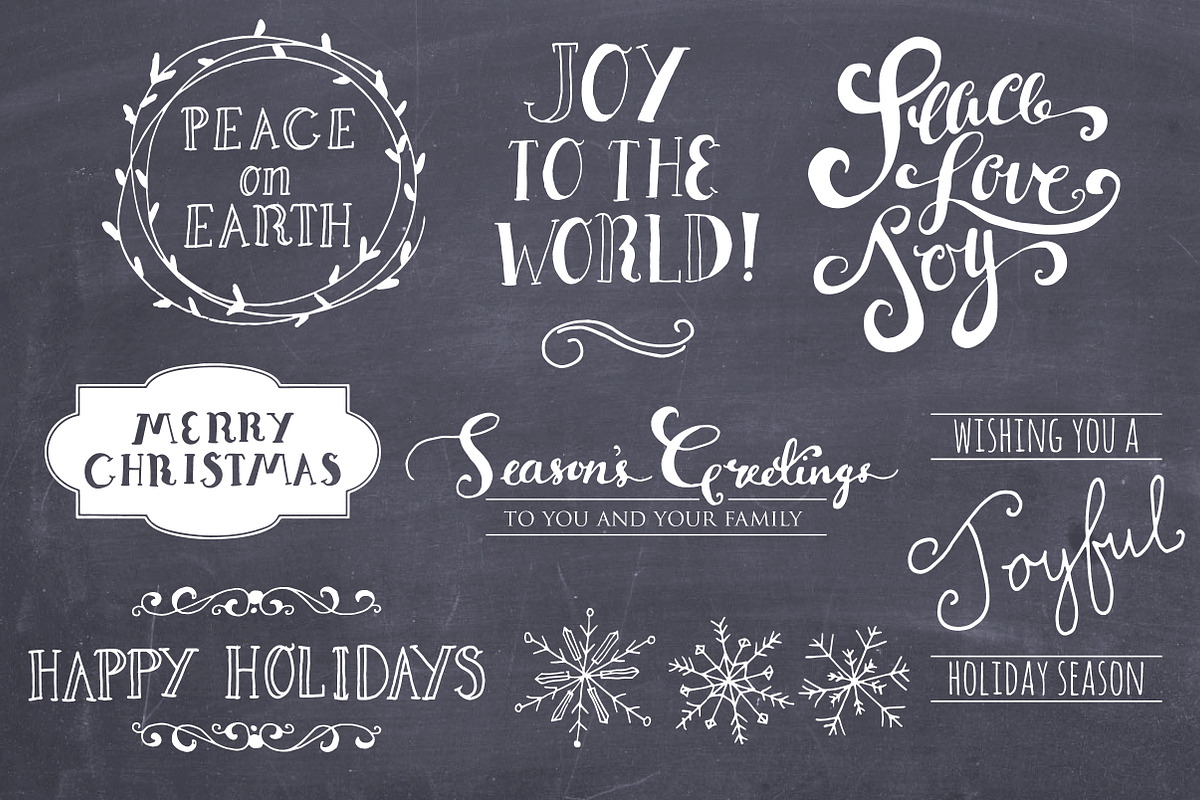 Christmas Clipart + Vectors! (Set 1), a Graphic by The Pen and Brush (Photo 2 of 2)