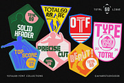 Total 69 — Football Font Collection, a Sans Serif Font by Aiyari (Thumbnail 19 of 20)