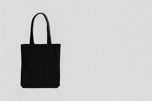 Black tote bag mockup, JPEG, a Beauty & Fashion Photo by Shablon