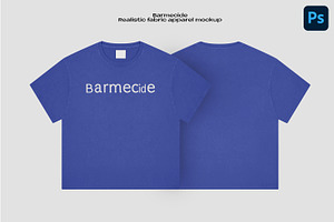 Loose fit t-shirt mockup, a Shirt Mockup by Barmecide Mockup Studio