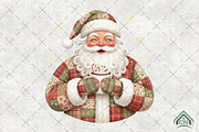 Vintage Santa Claus PNG, an Illustration by Craft Nest (Thumbnail 1 of 6)
