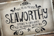 Seaworthy Typeface & Nautical Pack, a Font by Callie Rian & Co. (Thumbnail 1 of 5)
