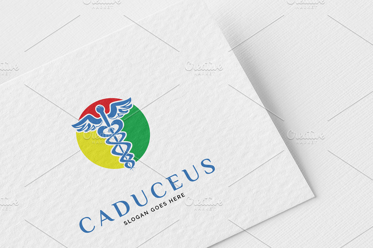 Caduceus Logo Template, a Branding & Logo Template by meisuseno (Photo 1 of 2)