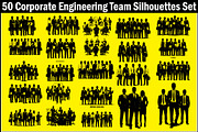 Corporate Engineering Team Silhouett, an Object Graphic by Creativeshirt (Thumbnail 5 of 5)