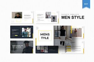 Men Style Keynote Template