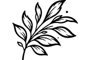 Botanical Leaf Silhouette, an Object Graphic by Creativeshirt (Thumbnail 3 of 19)