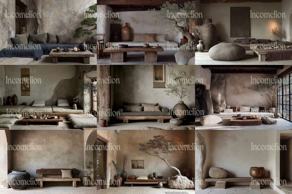 20 Wabi Sabi Interior Stock Photos, an Arts & Entertainment Photo by Incomelion (Photo 9 of 10)