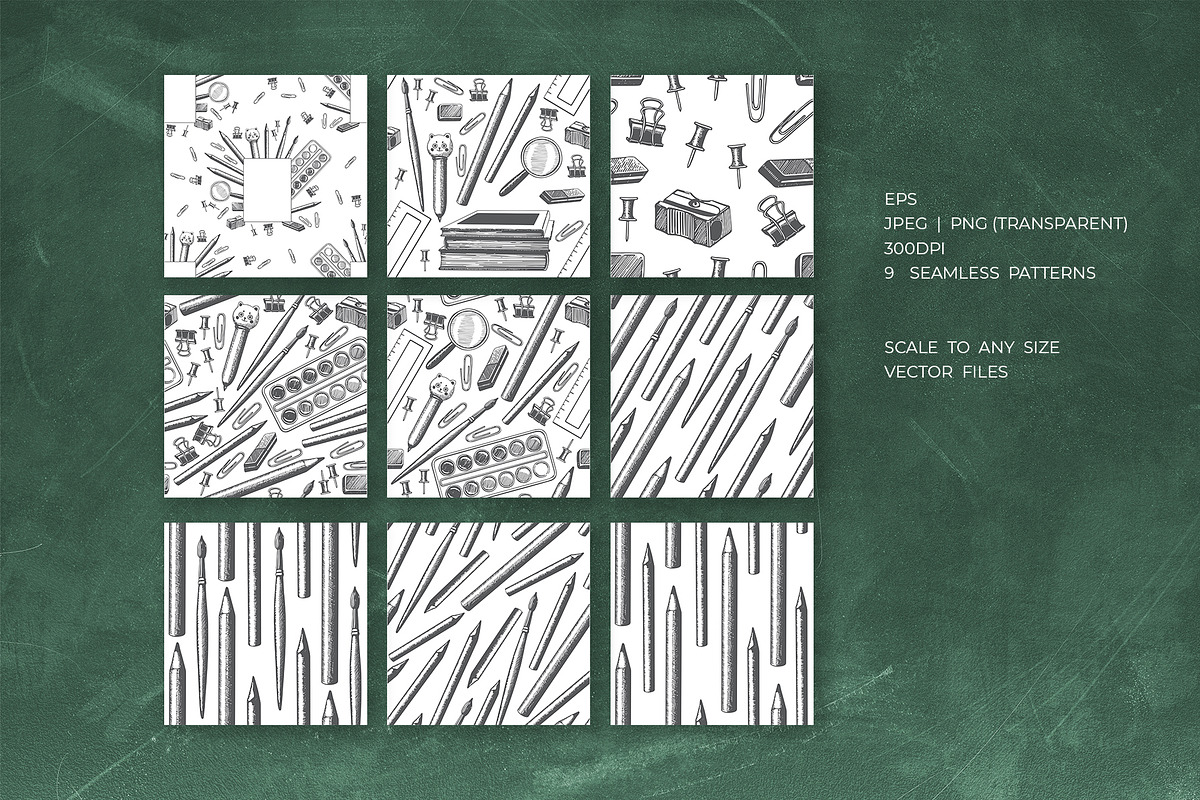 Back to School Supplies Vector, an Education Illustration by YarovaArt (Photo 6 of 15)