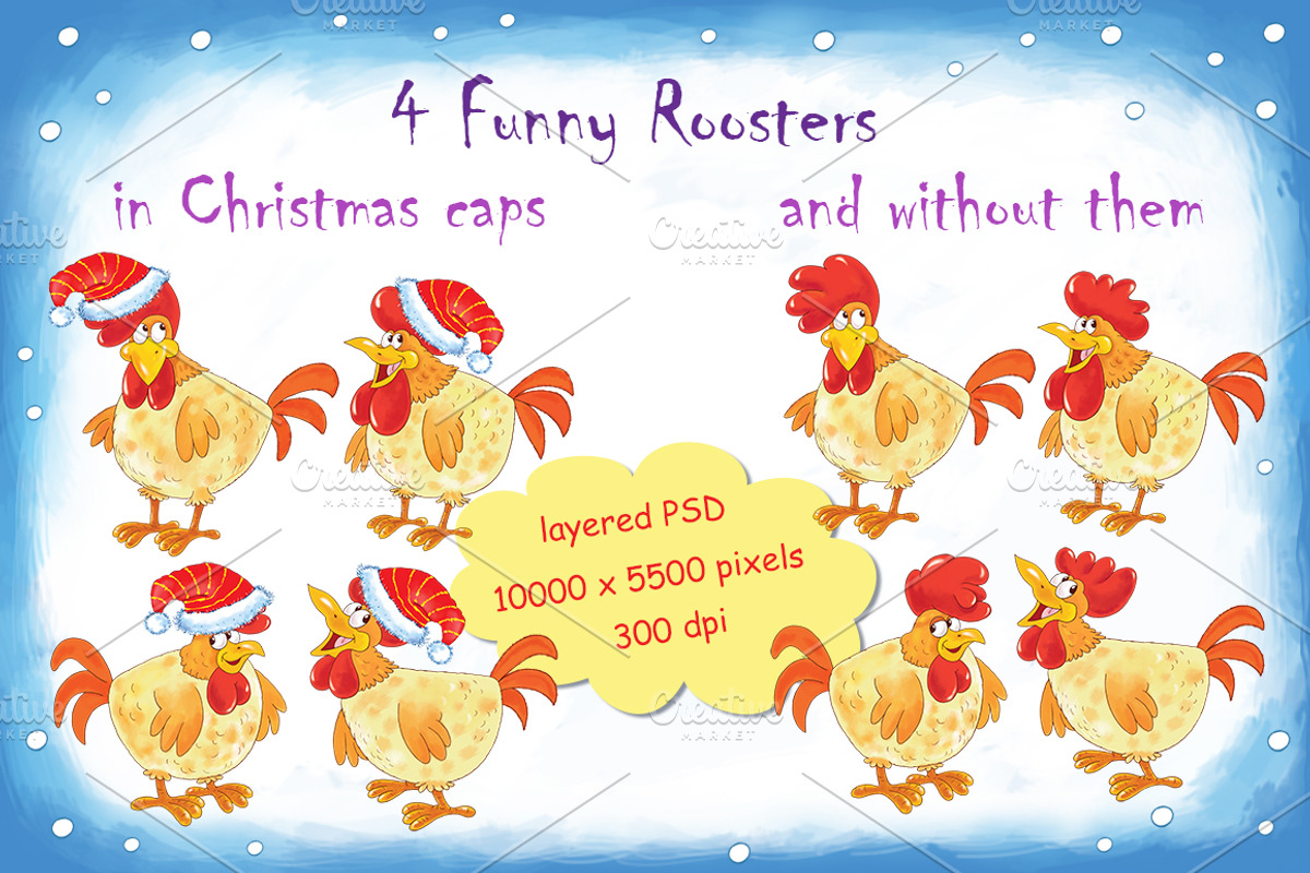 Christmas and New Year collection, a Decorative Illustration by Haso (Photo 4 of 6)