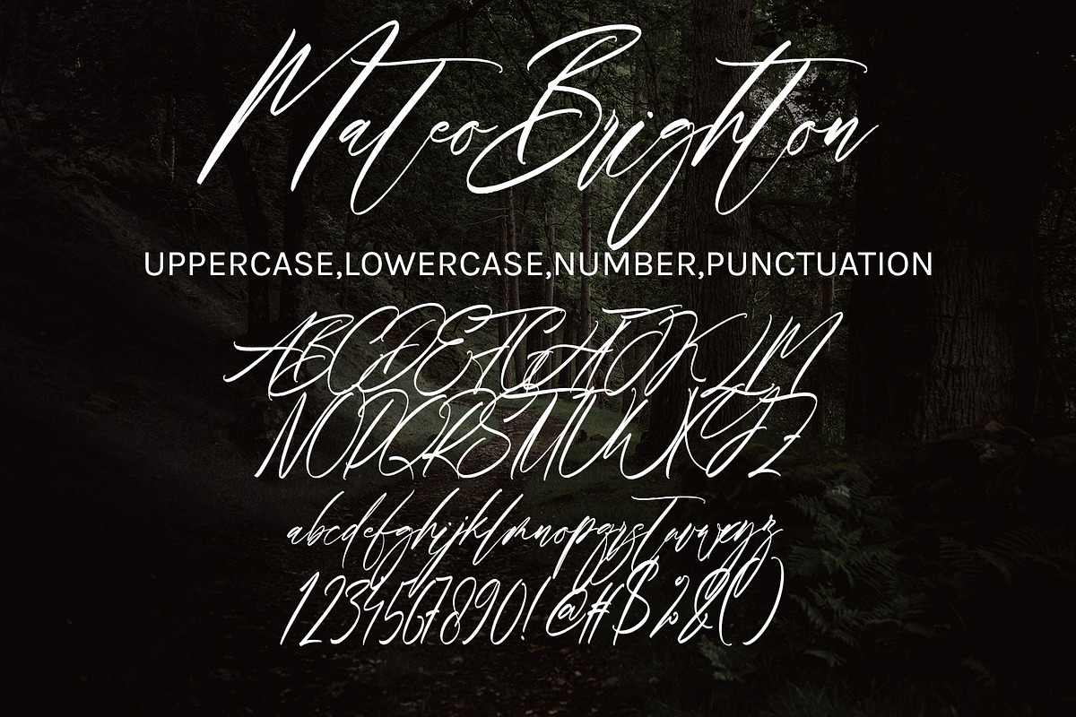 Mateo Brighton, a Handwritten Font by HaKi Studio (Photo 5 of 5)