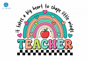 Retro Teacher Png, Bright Doodles, an Education Illustration by Libby Wishes