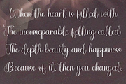 Simple Calligraphy, a Handwritten Font by InermediaSTUDIO (Thumbnail 6 of 7)