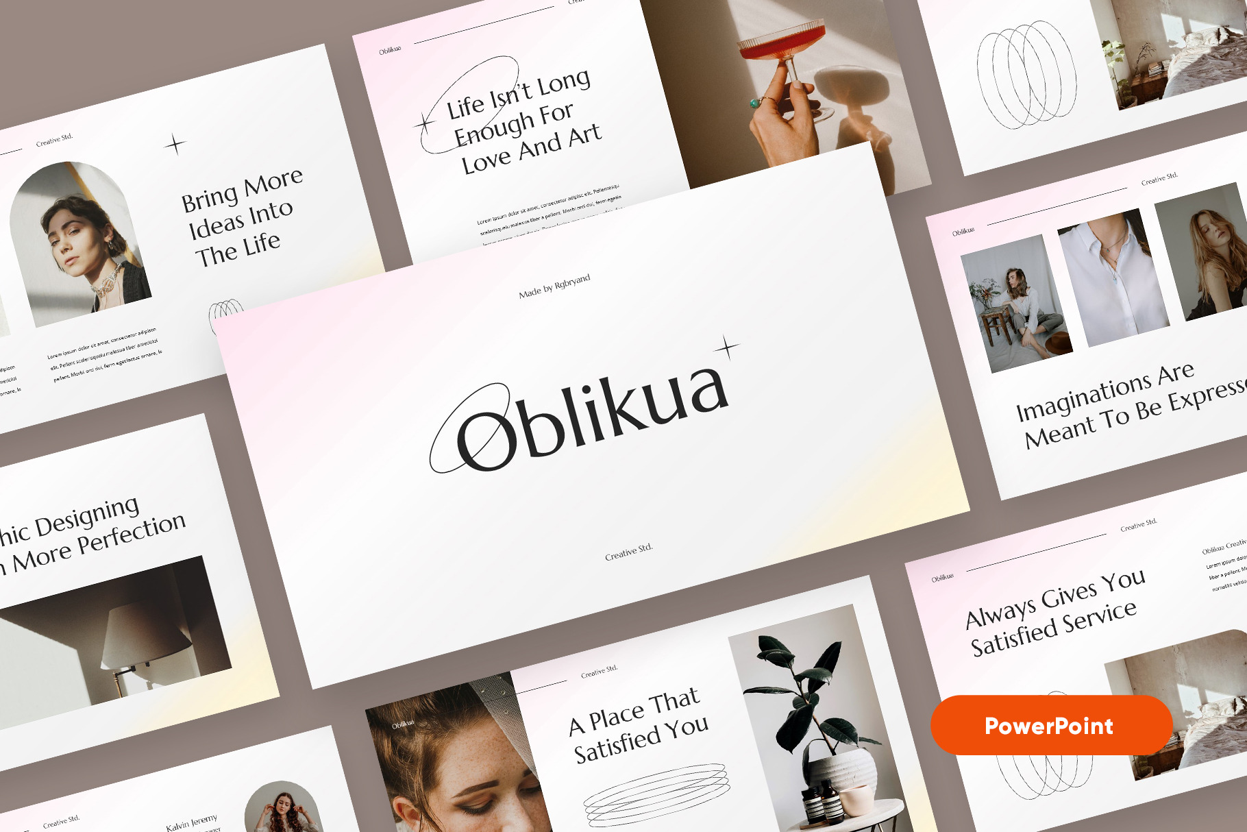 OBLIKUA - Powerpoint Template, a Presentation Template by rgbryand