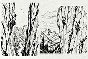 Rock Climbing Adventure Graphics, a Sport Illustration by DENIDigitalArtSudio (Thumbnail 7 of 9)
