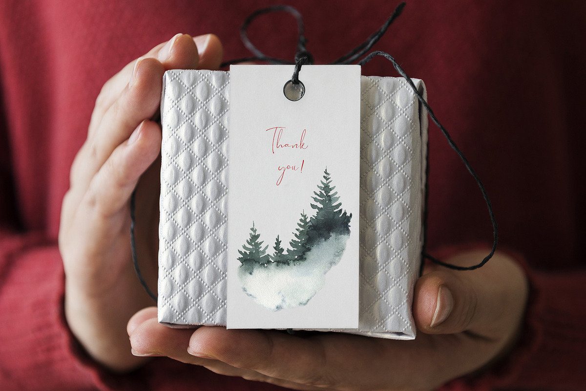 Winter is coming. Watercolor clipart, an Illustration by Elena Medvedeva (Photo 8 of 8)