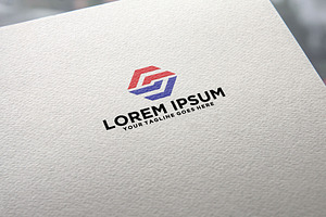 Letter SS symmetry logo idea, a Templates & Theme by REDVY CREATIVE