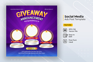 Giveaway winner announcement