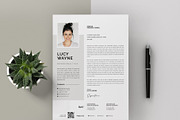 Resume CV & Cover Letter, a Resume Template by BrochuresFactory (Thumbnail 3 of 6)