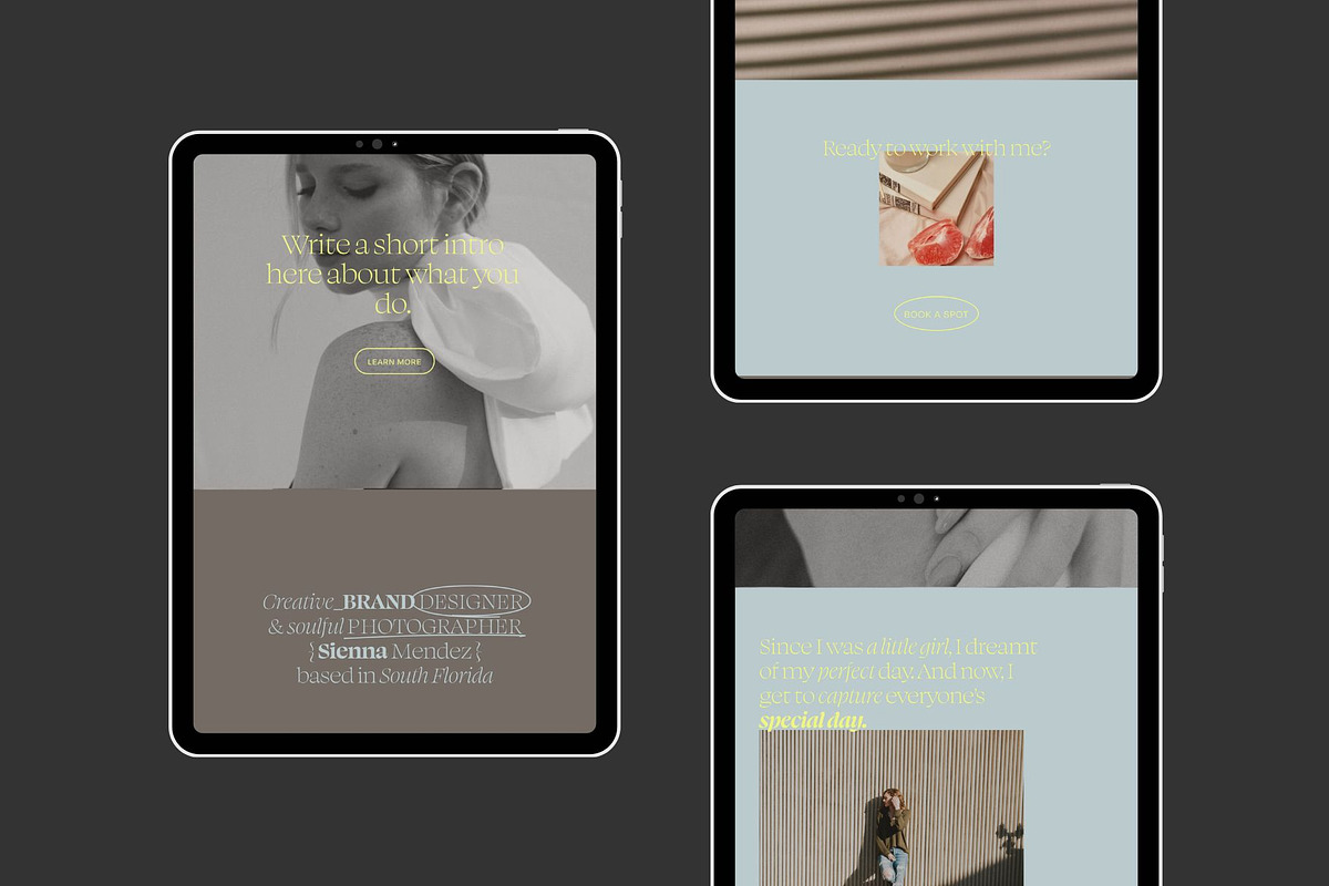 Photography Squarespace 7.1 Website, a Squarespace Template by Mozen Design (Photo 5 of 7)
