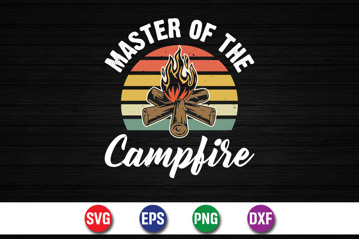 Master Of The Campfire SVG, an Object Graphic by SVGCuteShop (Photo 1 of 3)