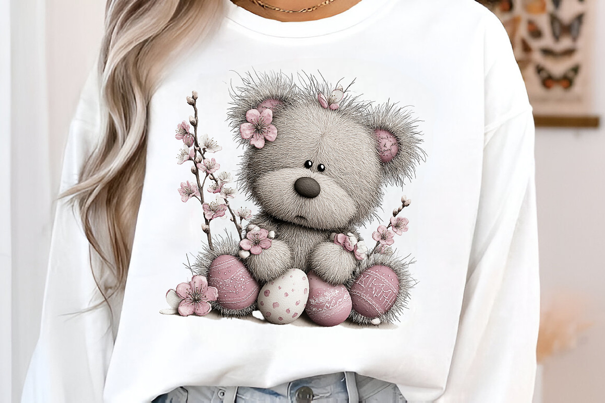 Whimsical easter teddy bear clipart, an Illustration by SinaCreation (Photo 7 of 11)