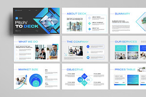 Pitch Deck Presentation Template, a Presentation Template by MightyDesign