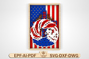 Independence Day Svg, a Pattern Graphic by Lasercutiny (Thumbnail 1 of 2)