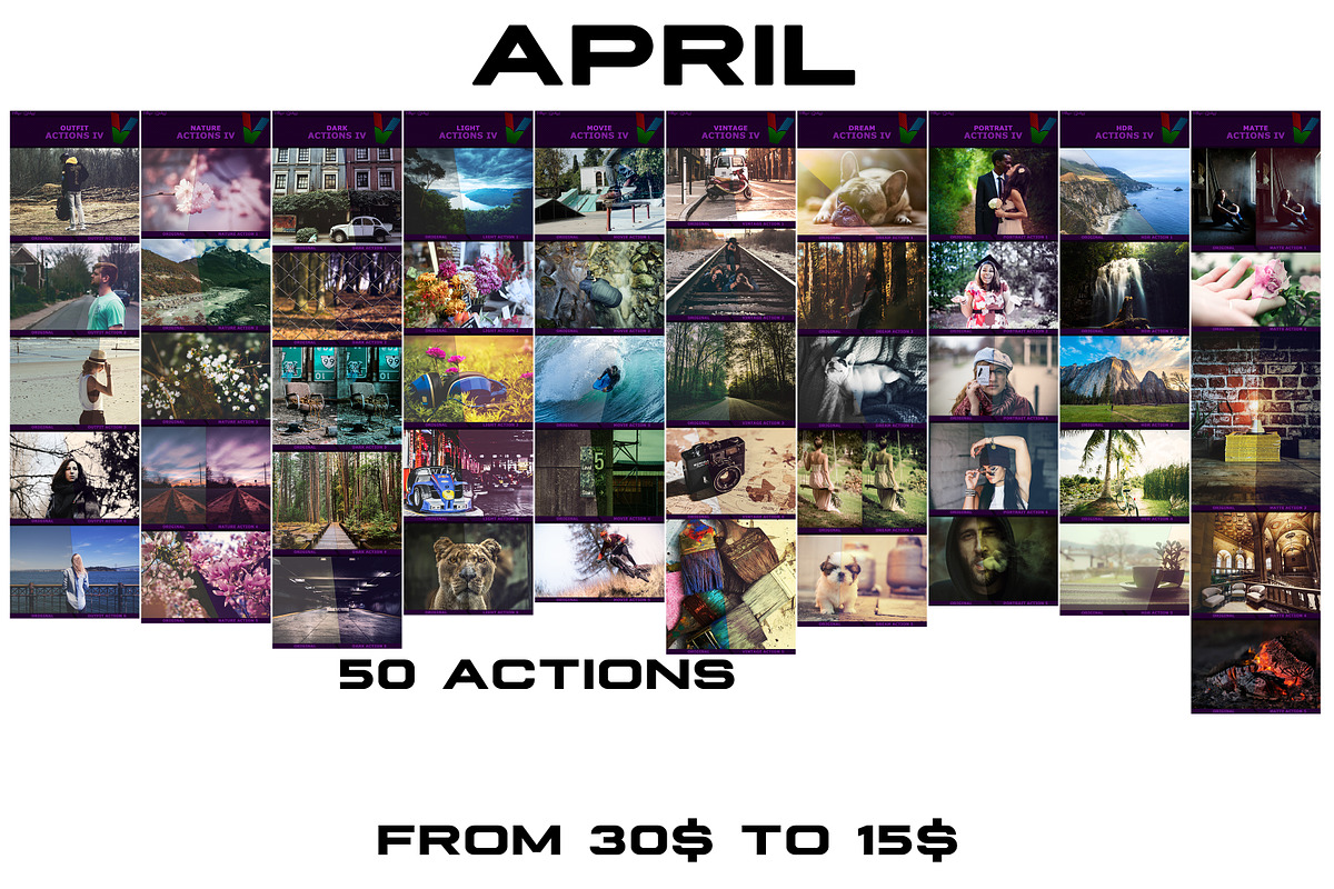 600+ Photoshop Actions + BONUS, an Action Add-On by Viktor Gjokaj (Photo 5 of 13)