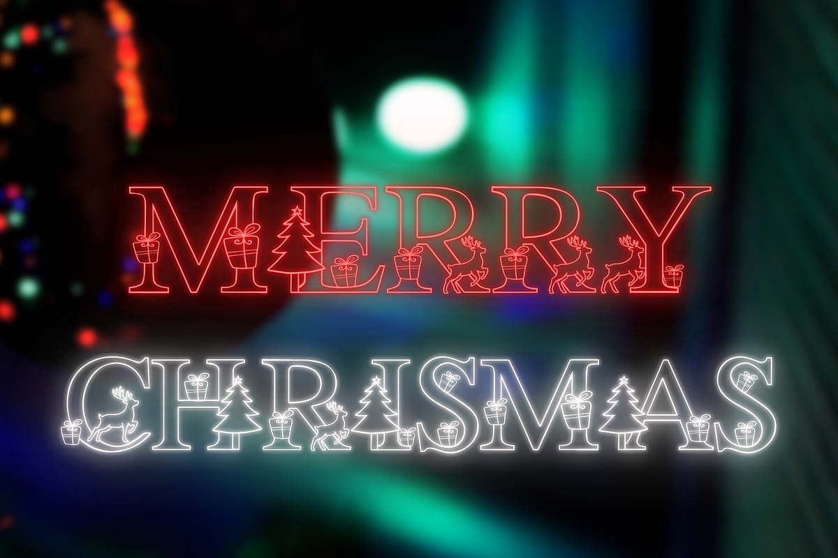 Chrismas deer, a Symbol Font by Petal Pixels (Photo 8 of 9)