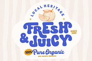 Retro Friday, a Sans Serif Font by HansCo Studio (Thumbnail 2 of 10)