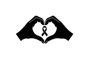 Cancer Awareness Silhouette Set, a Healthcare Illustration by Designer_Momina (Thumbnail 8 of 24)