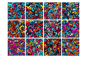 Graffiti Pattern, a Pattern Graphic by Forhadx5 (Thumbnail 3 of 11)