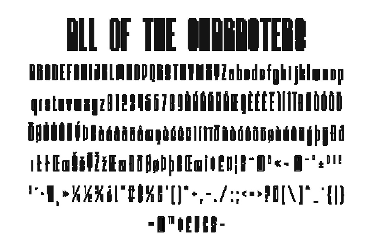 CS Gardner Semipixel, a Sans Serif Font by Craft Supply Co. (Photo 8 of 8)